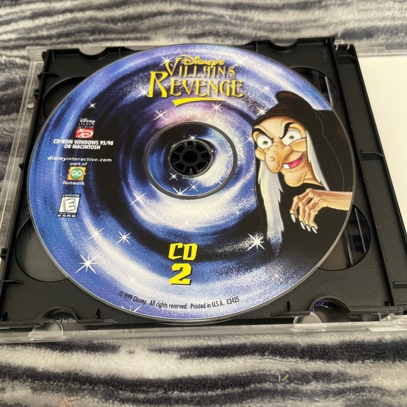 Disney's Villains' Revenge (Windows/Mac 2 Disc CD-ROM , 1999 w/ Manual) - Picture 4 of 4